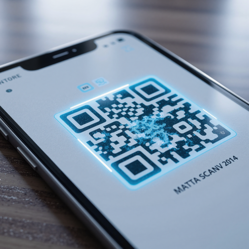 BOT智能交易策略微信小程序二维码，方形黑色边框，内部黑白二维码图案，中央显示小程序图标，白色背景，用于微信扫码直接使用智能交易工具